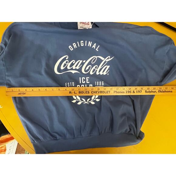 Wildfox x Coca-Cola Original Ice Cold Blue Sweatshirt Size M NWT - Picture 5 of 7